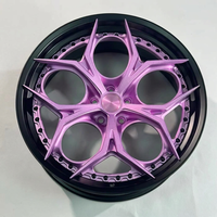 Nouvelles jantes en alliage forgé sur mesure en 2 parties, 18-23 pouces, 5x112/114.3/120 PCD pour Audi Mercedes - Concaves, revêtement poudré, sur mesure pour la course