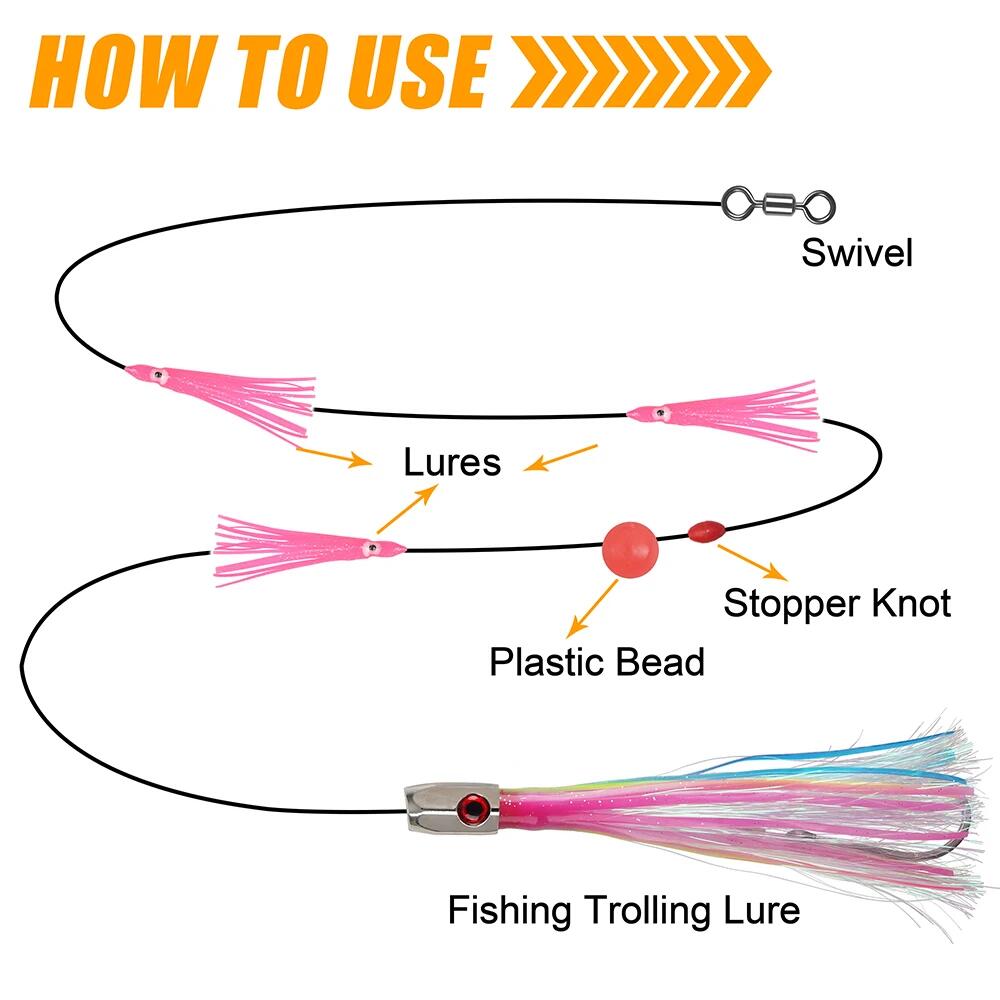 Leurre de pêche pour Mahi Mahi - Solutions de pêche à la traîne Big Game