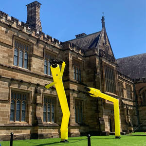 Muñeco Inflable Saludo Vibrante, Figura <span class=keywords><strong>Pequeña</strong></span>, Personaje de Dibujos Animados que Baila, Modelo de Aire, Estrella Danzante, Maniquí de Aire - Product Image 4