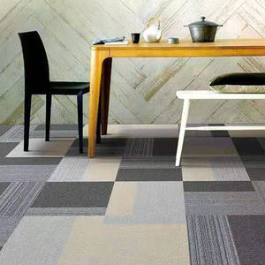 Exposición Alfombra Azulejos Nuevo Diseño Modular Comercial Betún Comercial Color Sólido 50cm X 50cm Alfombra Azulejos - Product Image 6