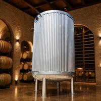 Cuve de Fermentation Conique Tonsen 5000L en SUS304 à Double Zone avec Enveloppe à Cavités et Contrôle PLC/PID pour Grandes Brasseries Artisanales