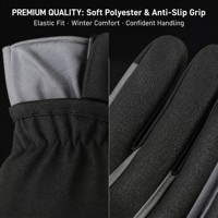 Gants de ski unisexes personnalisés avec logo, résistants à l'eau, coupe-vent, antidérapants, pour les sports et activités de plein air