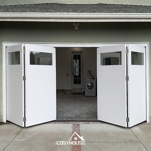 Portes de <span class=keywords><strong>garage</strong></span> pliantes en aluminium modernes Cosyhouse pour la maison, portes de <span class=keywords><strong>garage</strong></span> accordéon, portes de <span class=keywords><strong>garage</strong></span> pliantes - Product Image 2