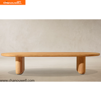 Ensemble de meubles d'extérieur en teck de luxe moderne, avec accoudoirs en corde tressée, mousse à séchage rapide et tissu d'extérieur, avec table basse en teck