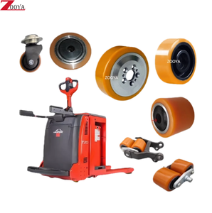 חלקי מלגזה חשמלית תלת-גלגלית T20 גלגל איזון 0039903519 מכלול עזר 100X40-15 לאביזרי מלגזות לינדה - Product Image 3