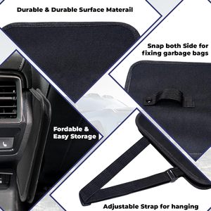 Bote de Basura Plegable para Auto, Bolsas de Basura Colgantes de 2 Galones, a Prueba de Fugas, Material de Lino, Hecho en China - Accesorio Interior - Product Image 4