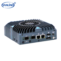 Mini PC All-Aluminium Twin Lake N150 2x10G SFP+ 2x2.5GbE I226-V DDR5 2COM RS232/485 Phoenix TPM2.0 pour le contrôle industriel