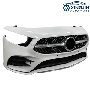 Para <span class=keywords><strong>Mercedes</strong></span>-Benz A45 AMG W177 Star <span class=keywords><strong>Edition</strong></span>: Kit completo de parachoques, parrilla, ventilador de radiador, faros delanteros y componentes de carrocería (compatible con <span class=keywords><strong>A180</strong></span>, A200) - Product Image 1