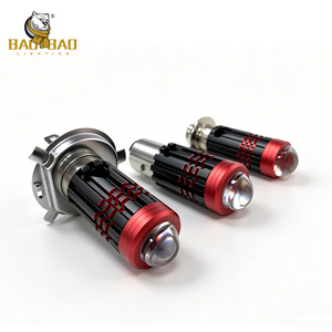 Phare LED moto BB3151 1 lentille lumière rouge 6000K blanc Canbus sans erreur Plug and Play IP68 pour Honda <span class=keywords><strong>Yamaha</strong></span> Suzuki - Product Image 4