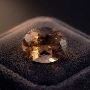 Cuarzo Ahumado Natural de Corte Ovalado de 13x18 mm, Certificado IGI, Gemas Sueltas Facetadas de Alta Calidad |   14.00 Quilates por Pieza |   para Joyería - Product Image 4