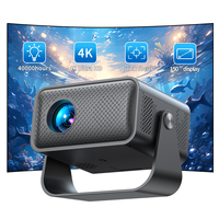 2026 Nouveauté H10Pro Mini Projecteur LED Portable Android 12, Décodage 4K, Économie d'énergie, Pratique, Petit, Filaire, pour Home Cinéma