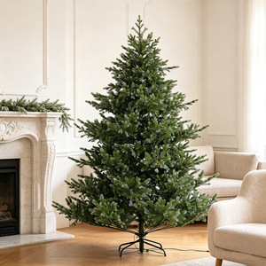 <span class=keywords><strong>Sapin</strong></span> de Noël réaliste de 2,10 m pré-éclairé, aiguilles en PE effet naturel, lumières LED intégrées pour une installation facile - Product Image 2