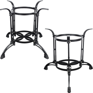 Base de mesa de comedor con garra de <span class=keywords><strong>herradura</strong></span> pesada y duradera Patas de muebles de hierro fundido de metal comercial de alta calidad Patas de mesa de comedor. - Product Image 3