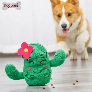 Plush Interactive Dog Đồ Chơi Thiết Kế Tùy Chỉnh, Dog Toy Squeaker Xương Rồng Sang Trọng Với Quả Dứa Bóng