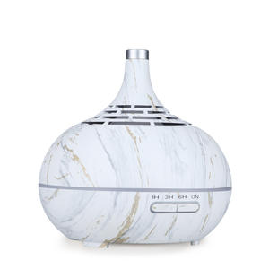 Difusor de Aroma y Humidificador de Mármol Dorado de 400 ml Ultrasónico con Luz LED para Hogar, Oficina y Dormitorio - Product Image 1