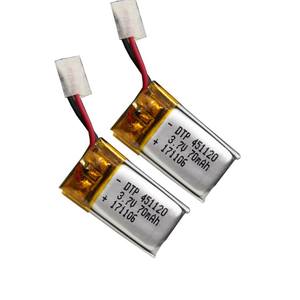 סוללה נטענת 451120 3.7 סוללות יונים 70mah li - Product Image 1