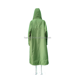 Fabricante de fábrica, Parka de natación, capucha seca, traje de neopreno de secado rápido, bata cambiante, abrigo Cálido impermeable, Poncho de Surf - Product Image 4