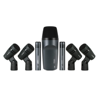 Kit de microphone de studio professionnel 600 Drum cardioïde pour instruments de musique avec étui pour enregistrement et performances live en direct