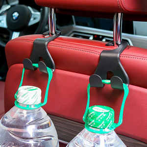 Car <b>Seat</b> Back Hook Carbon Fiber Pattern 30kg Load Capacity Multi Function Phone Holder Rear <b>Seat</b> Mount - Product Image 2