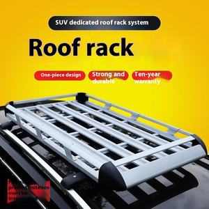 HS HS-<span class=keywords><strong>409</strong></span>อลูมิเนียมอัลลอยด์แร็คหลังคาสองชั้นเฟรมกระเป๋าเดินทางรถยนต์ชิ้นเดียวขนาด130x140x100ซม. 50-100กก. - Product Image 2