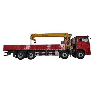Grúa Montada en Camión Shacman de 14 Toneladas con Brazo Recto, 360hp, para Mantenimiento de Carreteras - Product Image 1