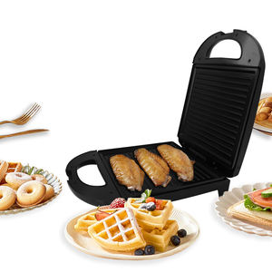 Gaufrier de petit-déjeuner commercial avec 4 mini <span class=keywords><strong>grille</strong></span>-<span class=keywords><strong>pain</strong></span> électrique détachable pour panini à sandwich pour la maison et l'hôtel est livré avec une prise américaine - Product Image 3