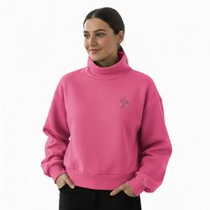 เสื้อสเวตเชิ้ตคอเต่าแบบสั่งทำพิเศษ ผ้าฝ้าย 100% คอเต่าปักโลโก้แบบเรียบง่าย ดีไซน์คอเต่า จำหน่ายจำนวนมาก - Product Image 6