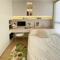 Schlafzimmermöbel Tatami Kleines Familien-Hochzeitsbett Hochbett mit Stauraum Hotel Multifunktionales Kingsize-Doppelbett