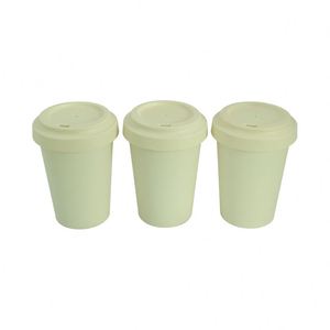 Tasse à café de luxe écologique grande taille, design moderne en silicone réutilisable, style thaïlandais, pour boissons, couleur blanc Chine, biologique - Product Image 2