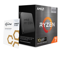 Nouveau stock CPU R7 5800X3D AM4 8 cœurs DDR4 Cache L3 96 Mo jusqu'à 4,5 GHz Prise en charge X570 Processeur de jeu en boîte pour ordinateurs de bureau