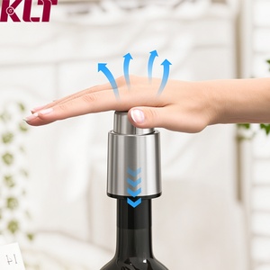 KLT Food Grade Vacuum <b>Wine</b> <b>Stopper</b> <b>Wine</b> <b>Stopper</b> Stainless Steel <b>Wine</b> <b>Stopper</b> - Product Image 1