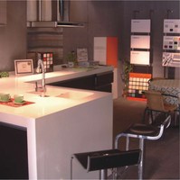 Plan de travail en marbre CE/NSF, plan de travail en pierre acrylique artificielle, surface solide en acrylique, plan de travail de cuisine, plan de travail de salle de bain
