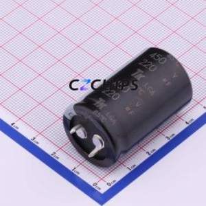 ตัวเก็บประจุแบบอิเล็กโทรไลต์อะลูมิเนียมแบบ Snap-in รุ่น 2WLGA221M6P40 ชนิด Through hole (THT) ขนาด D25xL40 มม. 220uF 20% 450V 25 มม. - Product Image 1