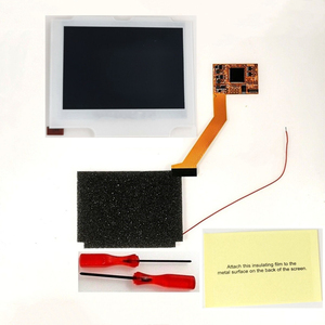 Lentille blanche-Kit d'écran LCD IPS V2 à rétroéclairage élevé de 10 niveaux de luminosité pour Game Boy Advance SP - Product Image 1