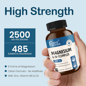 Vitamin Magnesium Complex Supplement Manufacturer Support for Heart Health for Women and Men Magnesium Complex Capsules - Product Image 2