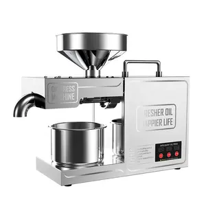 B03 Roestvrij Staal Automatische Mini Olie Persmachine 110V 60Hz Ons Standaard