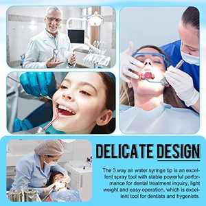 Punta de jeringa de aire-agua para uso en Clínica <span class=keywords><strong>Dental</strong></span>, punta de jeringa desechable de arcoíris sin núcleo - Product Image 5