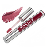 Rouge à lèvres liquide en marque blanche, végan, anti-adhésif, longue tenue, fini mat, kit de rouge à lèvres, faible MOQ, marque blanche pour le maquillage de beauté