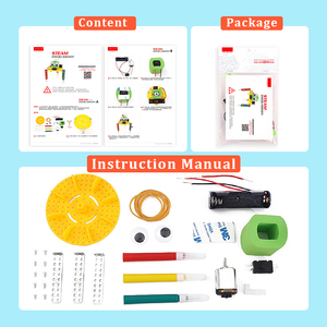 Kit Scribble Bot Innovant : Station de Dessin Vibrante Motorisée, Résistante, pour la Découverte de la Physique, Boîtier de Ressources, Jouet STEM DIY - Product Image 4