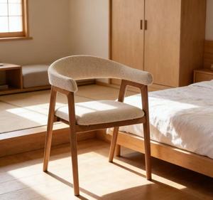 Sedie <span class=keywords><strong>da</strong></span> <span class=keywords><strong>Pranzo</strong></span> di Lusso in Legno di Quercia Massiccio con Braccioli - Product Image 4