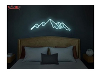 Livraison rapide personnalisé lumière LED montagne lune soleil arbre nom marque hôtel centre commercial boutiques Logo pas de quantité minimale de commande livraison directe enseigne au néon personnalisé