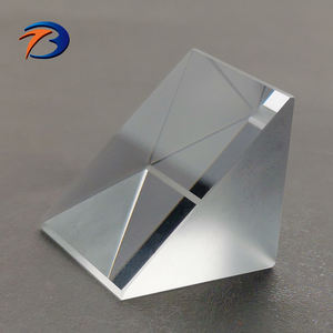 OEM 직사각형 프리즘 광학 K9 Bk7 유리 프리즘 45 90 도 직각 삼각형 프리즘 은색 코팅 - Product Image 3
