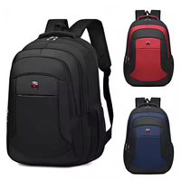 Sac à dos pour ordinateur portable en gros, 15,6 pouces, unisexe, style sport, grand, imperméable, en Oxford, avec port USB, fermeture éclair, en polyester, pour étudiant