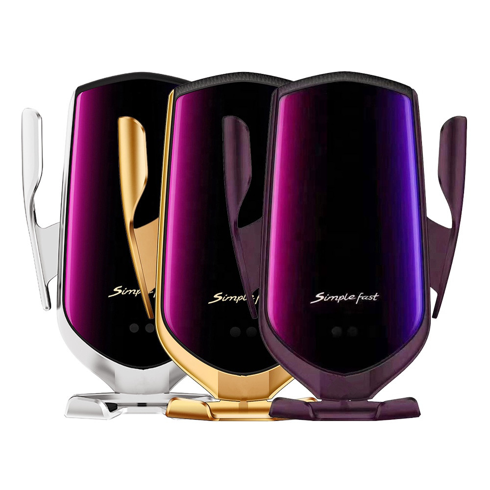 Быстрая зарядка 10 вт беспроводное автомобильное зарядное устройство R1 автоматический зажим держатель для телефона автомобильное беспроводное зарядное устройство для iPhone