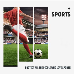 Wholesale <strong>Calf</strong> <strong>Compression</strong> Legging <strong>Custom</strong> Logo Football Leg <strong>Sleeve</strong> With Shin Pads Footless Soccer Football Socks Footless