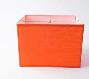 Cream white Linen Texture Rectangular <b>Drum</b> Lampshade Brass Metal Frame <b>Light</b> <b>Shade</b> For Bedroom Desk Lamp - Product Image 6