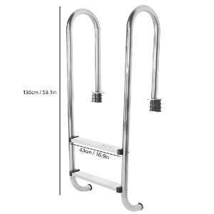 Boitier extérieur robuste de grande taille, roulettes amovibles, pour escaliers de <span class=keywords><strong>piscine</strong></span>, Spa souterraine, 2 marches - Product Image 4