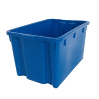 Ugoqs — pièce de rechange robuste, grand fourre-tout Durable pour conserver les aliments, boîtes mobiles en plastique empilables pour poubelles à poissons, 180