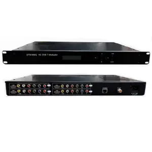 โรงงานขายร้อน QAM 4CH 4 X HDMI ช่องดิจิตอล Encoder HD DVB-T YPrPb CVBS HDMI RCA AV ถึง RF Modulator