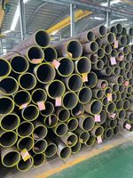 Tuyau en acier au carbone galvanisé carré et rond pour serre, tube en fer creux galvanisé sans soudure